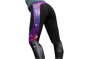 Fossean Jodphurs Ladies Silicone Grip Soft Horse Riding/Gym/Yoga Leggings Tights Breeches Equine