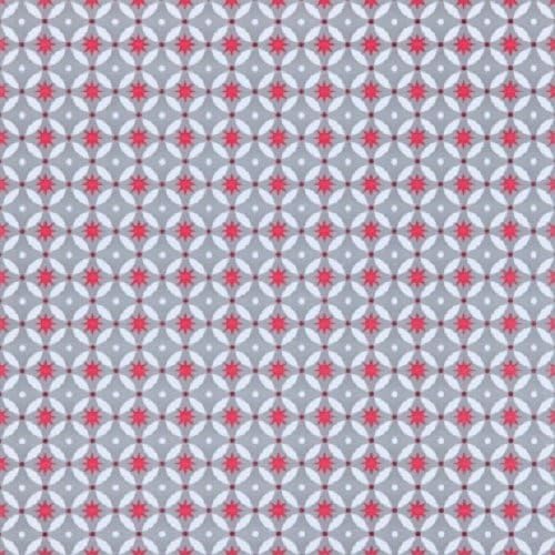 Red Stars Self Adhesive Vinyl Floor Tile **Sample Only**