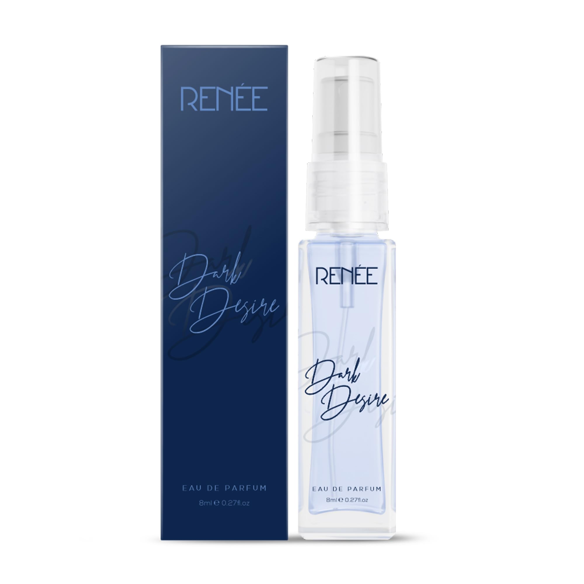 RENEE Eau De Parfum Dark Desire 8ml, Premium Long Lasting Luxury Perfume Scent for All Occasions, Travel Friendly Mini Perfum
