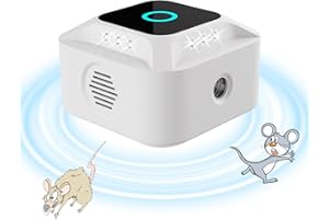 HONGXIAN Ultraschall Mäuseabwehr, Rattenabwehr, Wirksam Gegen Mäuse und Ratten, Strahlungsfrei, für die Kontrolle der Ratten Kakerlaken Insekten Spinne