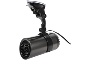 FAVOMOTO 12V Portable Car Heater and Windshield Defogger 2-in-1 Heating and Cooling Fan with Timer 360-Degree Rotation Holder Quick Heating Air Cleaning, Window Dehumidifier Cigarette Lighter Plug