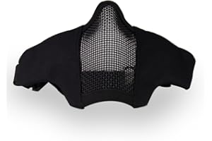 Hunting Explorer Tactical Airsoft Maske Halbes Unteres Gesicht Metall Stahl Netz Jagd Schutzanzug für Paintball Military Amry Party CS