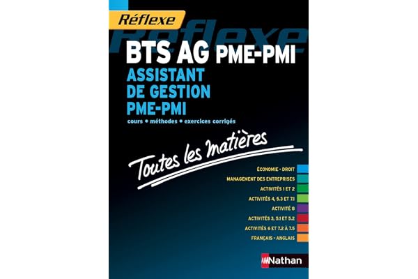 Toutes les matières BTS Assistant de gestion PME-PMI
