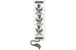 Textile Heritage Collection Cross Stitch Bookmark Kit - Victorian Thistles