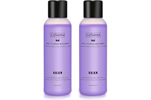 Lofuanna 2 * 75ml Monomero Liquido Acrilico per Polvere Acrilica, Liquido Acrilico per Unghie Monomero per Unghie Senza MMA Qualità da Salone per L'estensione Delle Unghie
