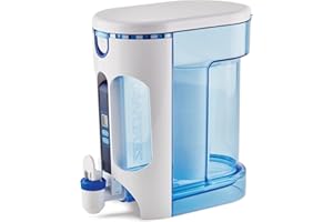 Culligan ZeroWater 2.8 L Ready-Read 5-Stage Water Filter Pitcher, IAPMO Certified to Reduce Lead and PFOA/PFOS, Instant TDS Read Out