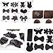 Front Hair Grip Bang Set of 12 Heart and Rabbit Shape Design