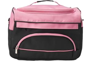 Zjyufy Large Capacity Hairdresser Carry Bag, Multi-function Portable Hairdressing Makeup Travel Home Hair Stylist Tool Bag