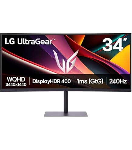 LG 34GN850-B 34 İnç 21: (x 1440 3440) 9 UltraGear Kavisli QHD