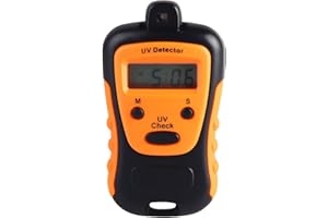 ELE ELEOPTION High Precision UV Strength Tester UV Measuring Photometer UV Detector Handheld LCD Light, Widely Used in School Family Outdoor Sports, etc