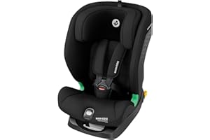 Maxi-Cosi Titan S Comfort i-Size, Tessuti Traspiranti, Seggiolino Auto ISOFIX, 15 mesi - 12 anni (76-150 cm), Seggiolino Auto Reclinabile 5 posizioni, 13 Posizioni Poggiatesta, G-CELL, Authentic Black
