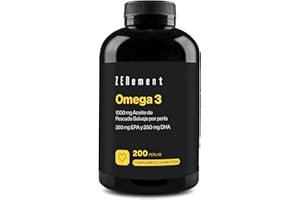 Omega-3-2000 mg (EPA 700 mg + DHA 500 mg) por dosis diaria (2 cápsulas blandas) - Mantiene niveles normales de triglicéridos - Con Vitamina E Natural con acción antioxidante - Zenement