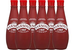 Sarson's malt-vinäger – plastflaska, 300 ml (förpackning med 6)