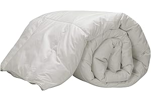 Pikolin Home - Edredón Plumas Cama 150 cm de Plumón de Oca 92%, 250 g/m² para Otoño e Invierno Relleno Nórdico de Plumas Natural y Transpirable, Tejido 100% Algodón Downproof, 220 x 240 cm