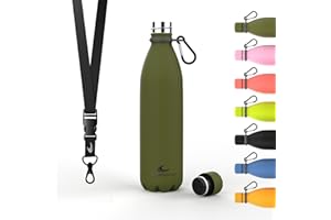 Daikoku Botella Agua Acero Inoxidable - 750ml - Botella Termica - Bebidas Frías 24 Horas y Calientes 12 Horas - Botella Agua Antigoteo - Doble Pared Libre de BPA - Verde