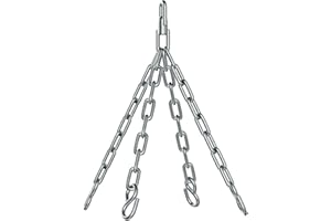 ATHLETICS GEAR AG Athletics Gear - Gancio da soffitto per sacco da pugno con staffa resistente con gancio a D girevole e fissaggi