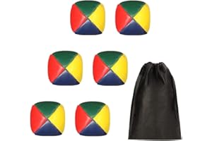 Thursday April 6 Packungen Jonglierbälle Glattleder Leuchtende Farben Hochwertig Mit Reisetasche Für Anfänger Kinder Jungen Mädchen Erwachsene