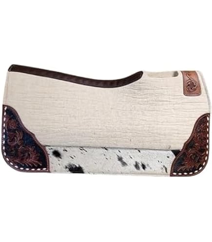 EQUIGEAR Western-Filzpad - Konturpad Aus Wollfilz 32x32 Zoll Für Westernsättel
