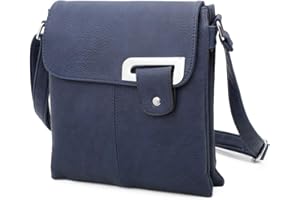 Craze London Womens Medium Multiple Pockets Trendy Cross body Messanger Shoulder bag