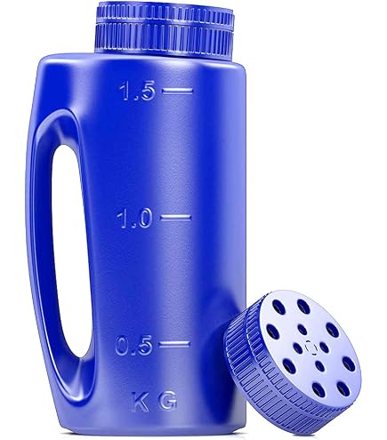 Handstreuer 2 Liter Verstellbar - Für Dünger, Samen, Salz & Streusalz