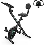 GEARSTONE Cyclette,Bicicletta magnetica pieghevole,Bicicletta da fitness,Trainer indoor pieghevole per allenamento cardio a c