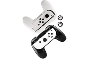 Lammcou JoyCon Mango, Interruptor Soporte ergonómico del Controlador Joycons Accesorio Cubierta Protectora Hand Grips Accessories