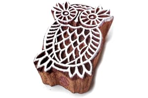 Royal Kraft Dekorativ Eule Vogel Gestalten Holz Blöck für Drucken - DIY Henna Stoff Textil Papier Ton Keramik Blocke Druck Stempel