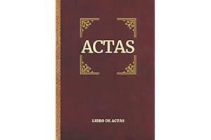 Libro de Actas: Asociaciones, comunidades de vecinos, Fundaciones y Sociedades- A4 (Constitución de sociedad)