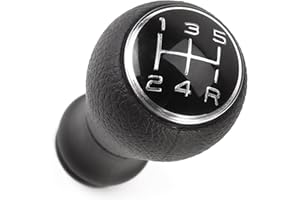 Sysdisen Pommeau De Levier De Vitesse | 5 Vitesses Manuelle pour Citroen C1 C3 C4 / pour Peugeot 106 107 205 206 207 306 307 308 309 405 406 407 508 605 607 806 807 Chrome