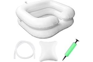 YILIYA Lavandino Gonfiabile per Capelli,Lavandino Gonfiabile,Mobile Bacinella con Tubo di Drenaggio Portatile Gonfiabile per Lavare per Testa Disabili Anziani Incinta