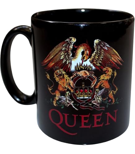 Pyramid International Tazza Da Caffè Queen II – Mug In Ceramica Nera, Design Iconico - 2