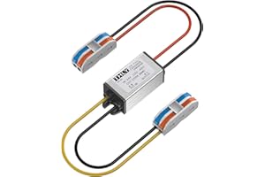 COCAR 24V to 12V Converter with Wire Terminal Block, More Safe 18V to 12V step down Converter 5A 60W, for Golf Cart Light Truck Vehicle Boat (Accept DC 15-40V Inputs)