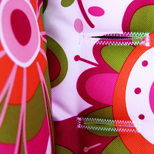 BambiniWelt Sitzkissen Bezug Ersatzbezug für Peg Perego Prima Pappa Diner *WEISS TÜRKIS PUNKTE* NEU - 6