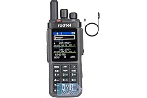 Radio DMR Radtel RT-6D Pro, GPS, APRS, 500.000 contactos, Doble Ranura horaria, Radio bidireccional, walkie-Talkie de Doble Banda, Nivel 1+2, radioaficionado, 1024 Canales, Carga Tipo C