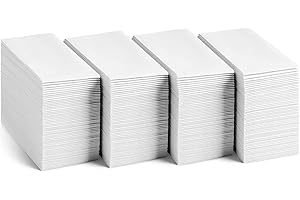 JINYUDOME Disposable Bathroom Guest Towels, Linen Feel Napkins, Cloth Like Hand Towels, Party Napkin, Soft and Durable, Ideal for Party Activities, Wedding and Daily Home Use, Pack of 200, White
