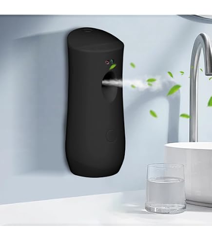 Duftspender Automatischer,Startseite Innenwand Automatisch Einstellbarer Lufterfrischer Duft Aerosol Spray Dispenser For Öffentliche Toilette Hotels (300ML) Küche, Haushalt & Wohnen