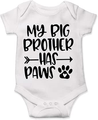 my big brother has paws onesie