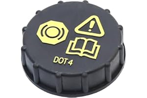 XICIKI Car Brake Fluid Bottle Cap Reservoir Cover Car Brake Fluid Anti Spill Cap 6M512162AA DG804355Y for Ford C-Max S-MAX Fiesta MK5 02-08 Focus Galaxy Kuga Mondeo Transit MK7 MK8