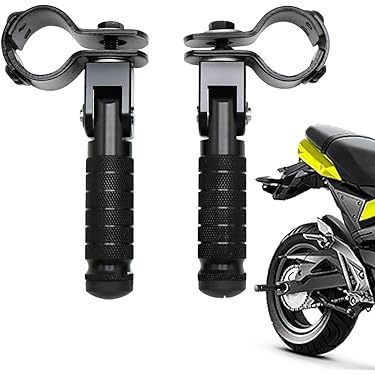 JFG RACING Voetsteun voor motorfiets, universeel, aluminium, CNC, voor off- road, motorfiets, dirt bike, pitbike op Ron-zwart JFG RACING Voetsteun voor motorfiets, universeel, aluminium, CNC, voor off- road, motorfiets, dirt bike, pitbike op Ron-zwart