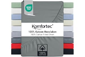 Komfortec Jersey spännlakan 90 x 200 cm, 100% bomull