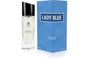 S1 SER ONE SERONE Parfums Equivalence Femmes offres originales - Longue durée - Equivalence Cologne Spray - Eau De Parfum Spray Idées cadeaux pas cher, Eau De Parfum Low Cost (LADY BLUE)
