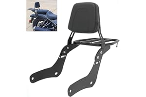 MOTAUX [Ship From USA] Passenger Sissy Bar with Luggage Rack Backrest Fit for Honda Rebel 1100 CMX1100 2021 2022 2023, Black