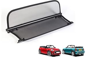 TIEF TECH Deflector de Viento para Mini R52/R57 | 2004-2013 | Deflector de Viento | Deflector de Aire | Parabrisas para descapotable