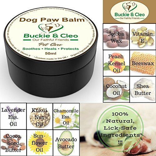 Buckie & Cleo Dog Paw Balm Soothing And Moisturising Butter For