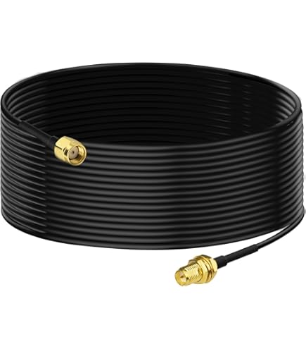 Cavo Coassiale RG174 SMA 3m + Adattatori Boobrie - Per Antenne WiFi, GPS, Radio Amatoriali - Foto 4