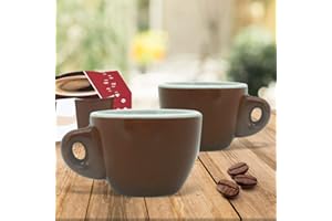 PRATIKO LIFE SRL TAZZINE CAFFE' CONF. 6 PZ. S/PIATT. MARRONE BASSA