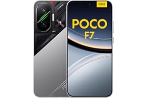 XIAOMI POCO F7 - Smartphone de 12+512GB, Cámara Sony de 50 MP con OIS, Pantalla AMOLED de 6,83'' 1.5K a 120Hz, Snapdragon 8s Gen 4, Hypercharge 90W, Cargador no Incluido, Plata (Versión ES)