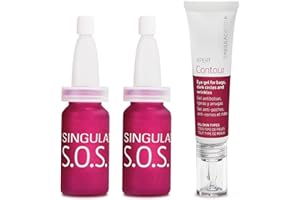 Singuladerm - PACK XPERT S.O.S. 20 ml + XPERT Contour 15ml - Efecto botox inmediato - Gel Contorno de ojos antiarrugas - Antienvejecimiento, Blanco, 20 ml + contorno de ojos