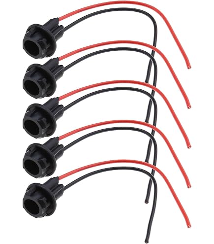 Lot 2 Supports Douille Ampoule W5W T10 194 W3W WY5W Caoutchouc - Connecteur 6-24V