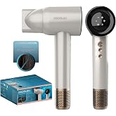 Cecotec Secador de Pelo Ionicare Rockstar Nano Iontech Champagne, Secador Con Plasma, 110000 Rpm, Pantalla, Control Inteligen